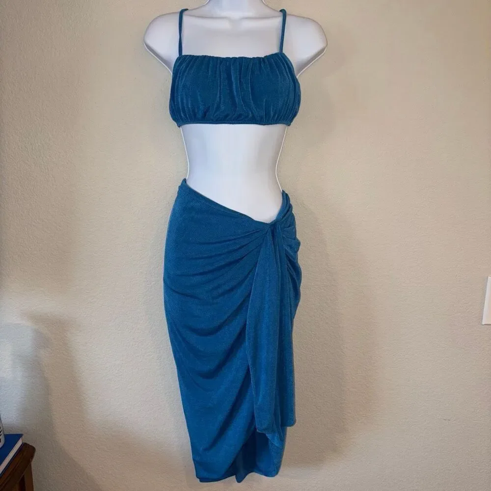 Vici Maribelle Two Piece Blue Set